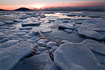 Ice formations at Eagle Beach, taken at low tide on a very, very cold winter evening.